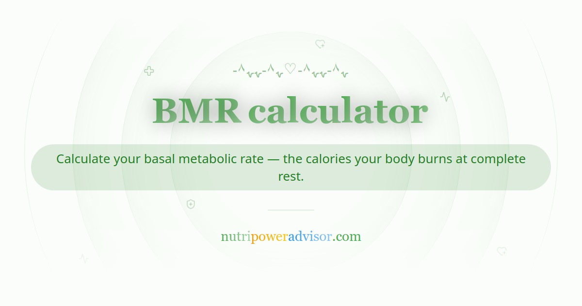 Unlock Your Metabolic Potential with BMR Calculator