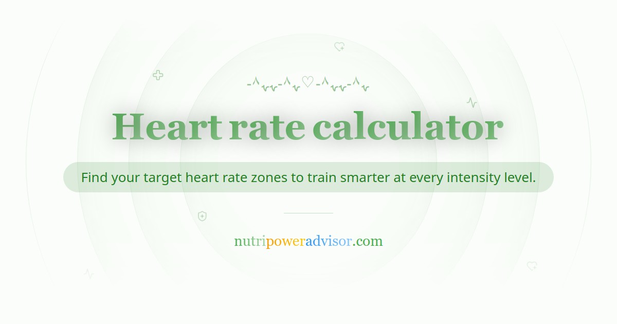 Heart Rate Calculator: Understand and Optimize Your Cardio Fitness