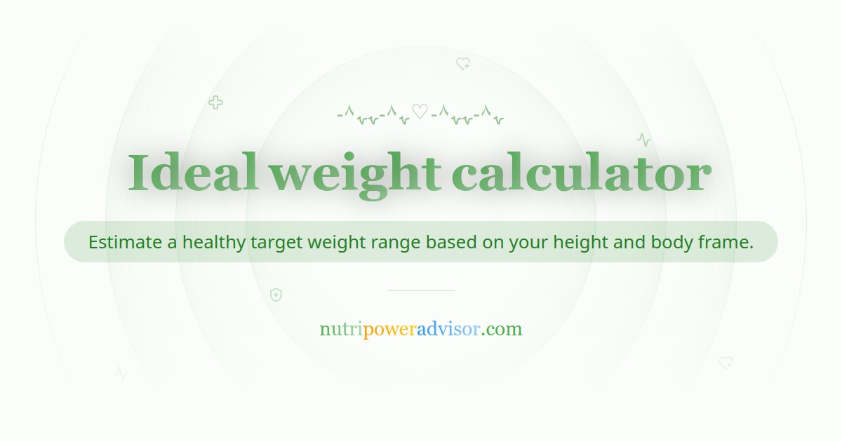 Ideal Weight Calculator: Find Your Perfect Weight for Better Health