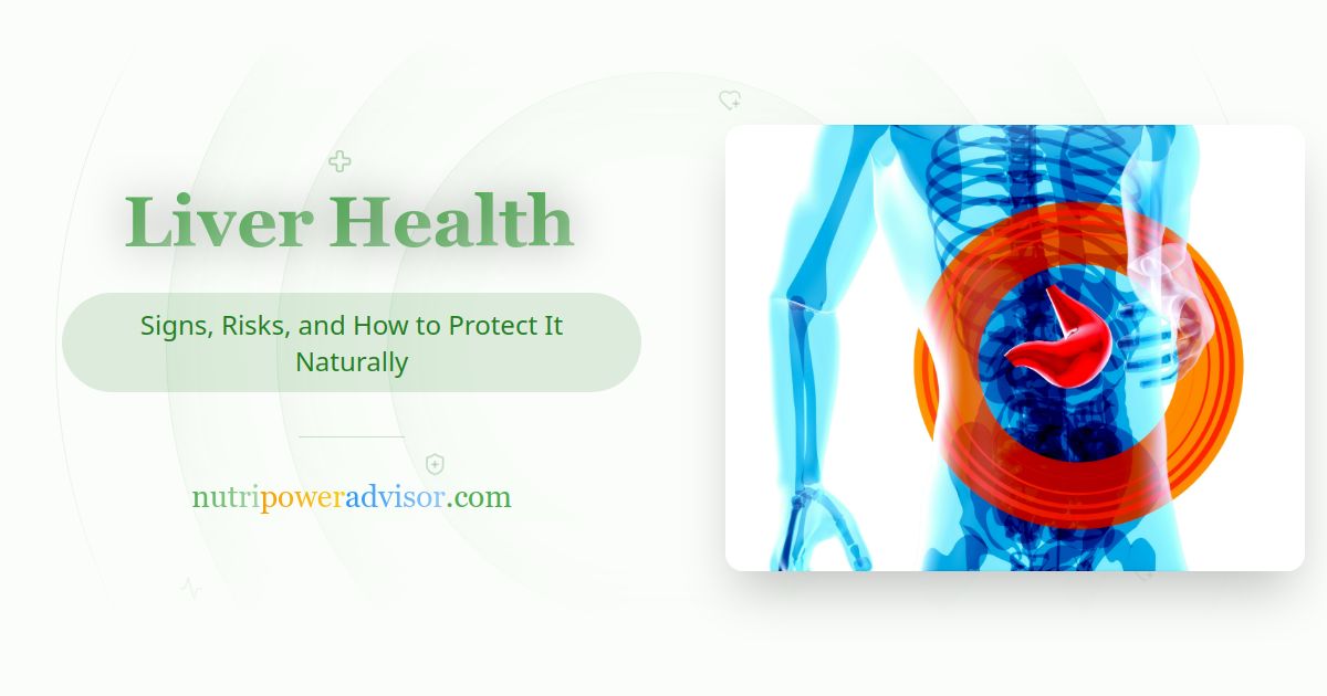 Liver Health: Signs, Risks, and How to Protect It Naturally