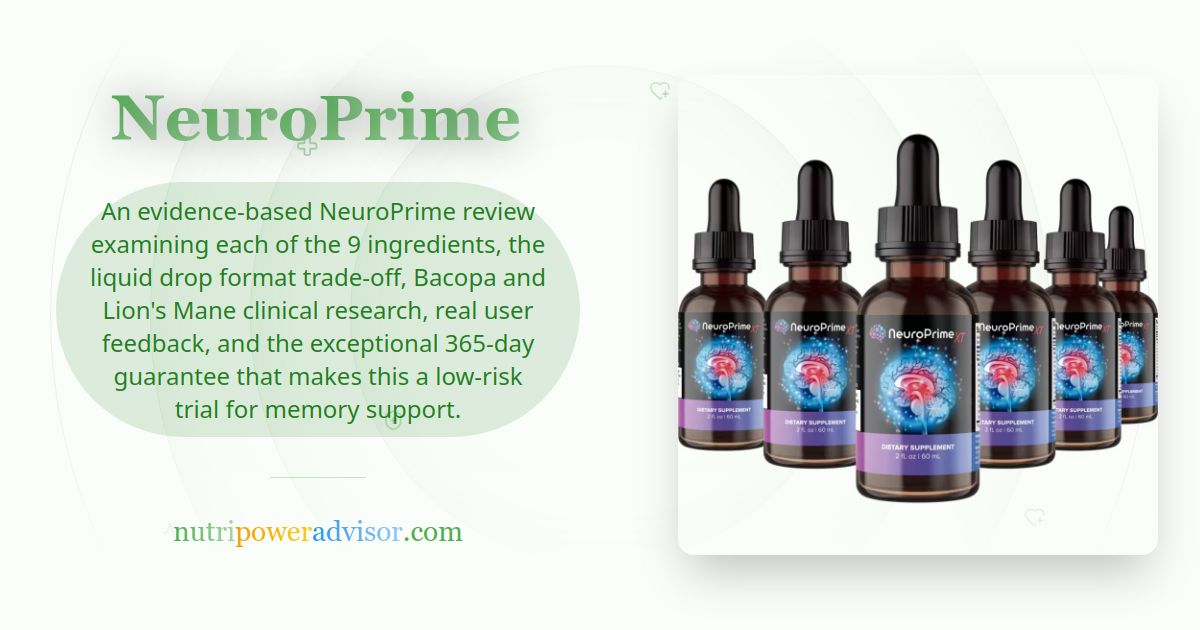 NeuroPrime Review (2026): Does This 9-Ingredient Memory Drop Formula Actually Work?