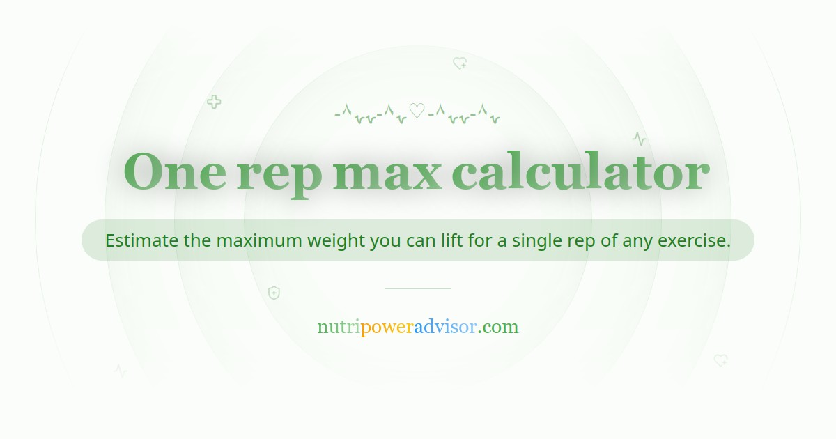One Rep Max (1RM) Calculator: Unlock Your True Strength Potential