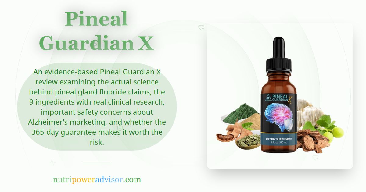 Pineal Guardian X Review (2026): Honest Analysis of the Fluoride Detox & Memory Claims