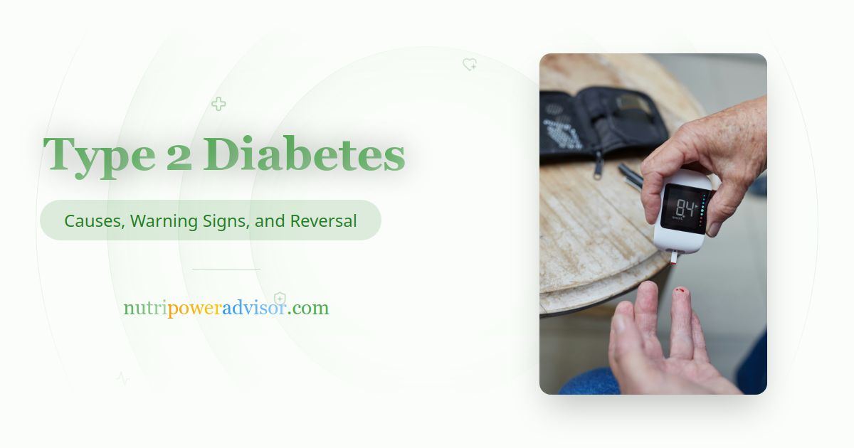 Type 2 Diabetes: Causes, Warning Signs, and Reversal